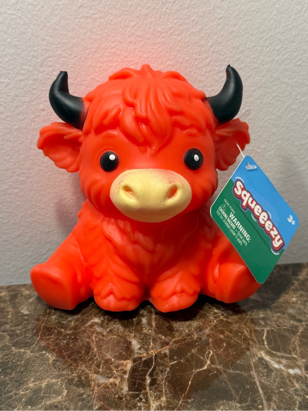 Squeeezy Red Highland Cow Squishy